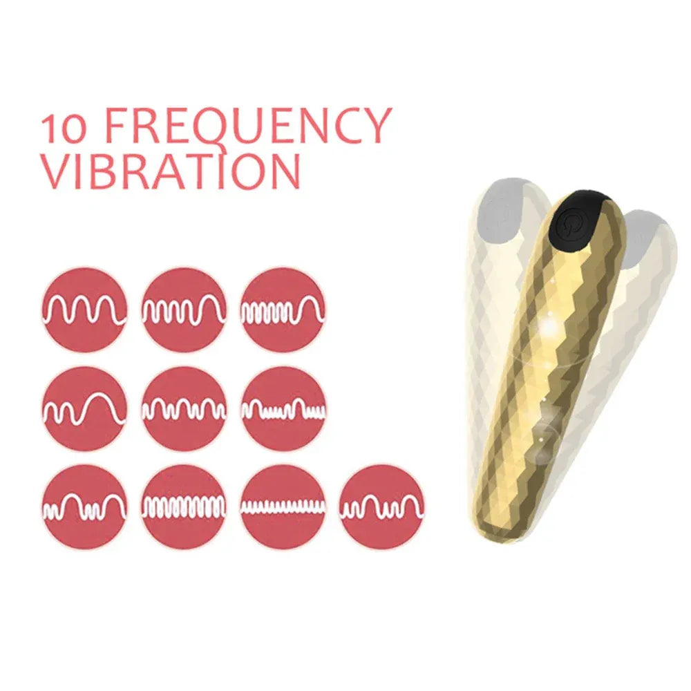 10 Speed Usb Mini Bullet Vibrator For Couples