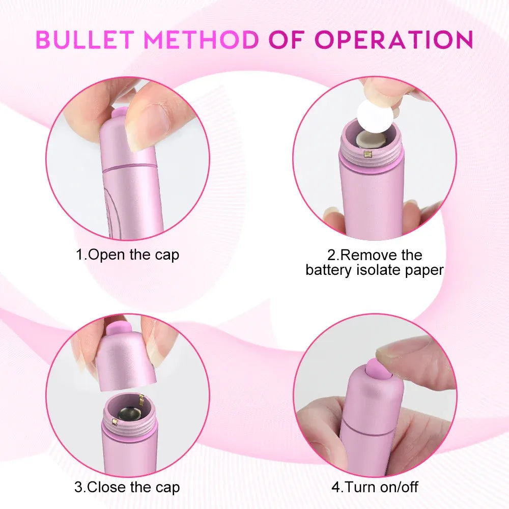 16 Speed Bullet Vibrator For Women Nipple & Clitoris