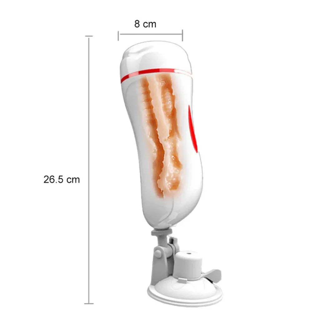 2 In 1 Masturbation Cup for Men Dual Channel Vagina Anal
