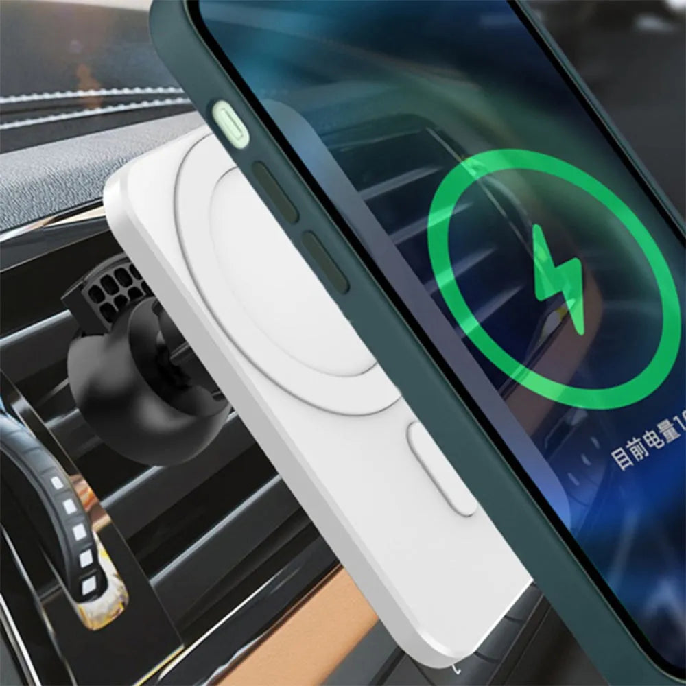 Vibe Geeks 15W Fast Charging Magnetic Wireless Car Charger