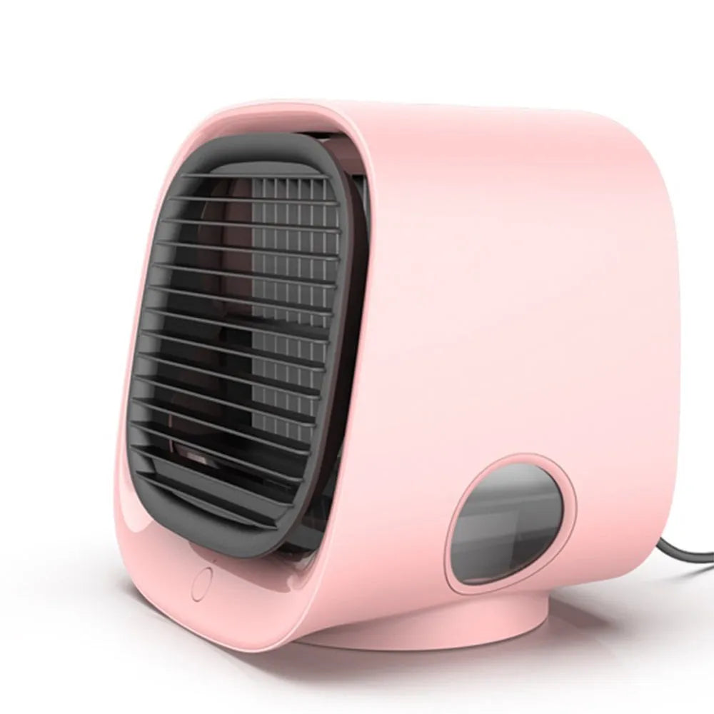 Vibe Geeks USB Mini Air Conditioner Cooling Fan for Home