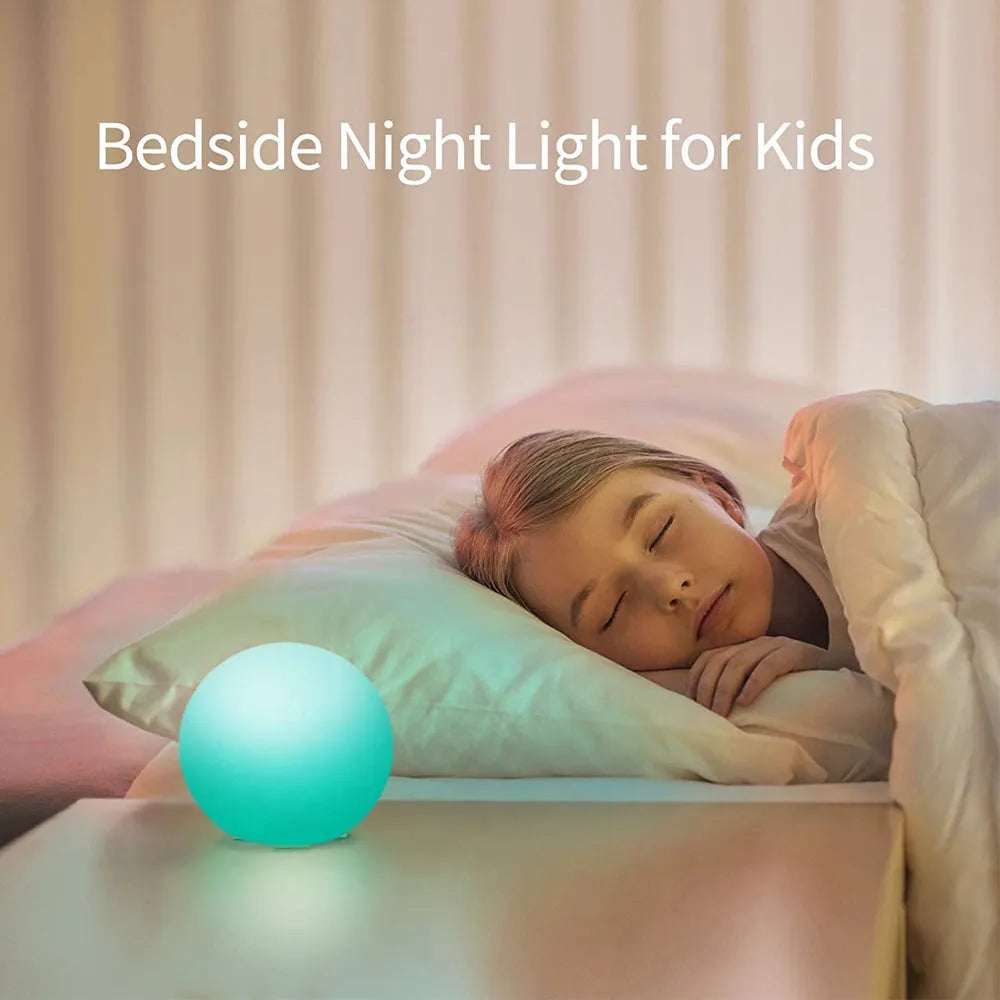 Vibe Geeks USB Charging LED Night Light Ball with Remote