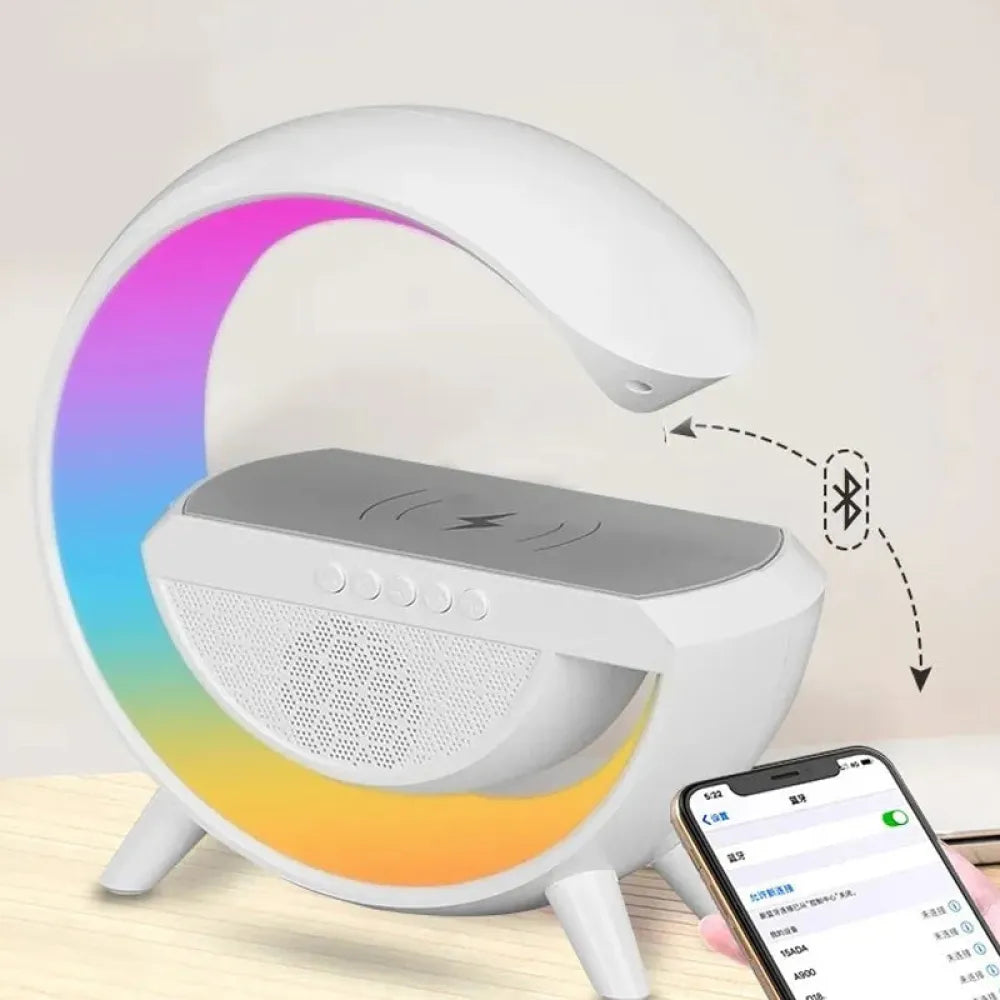 Vibe Geeks Atmosphere Light Wireless Speaker and Charger