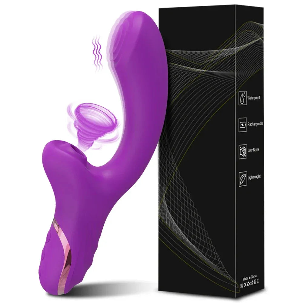 3 In 1 Clit Sucking Vibrator for Women G Spot Vagina Anal