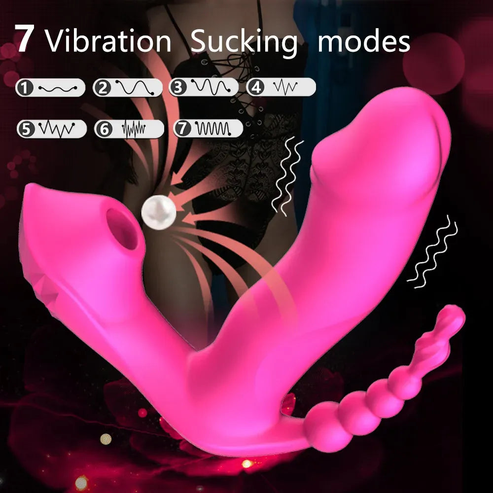 7 Mode Wearable Suction Vibrator For Women