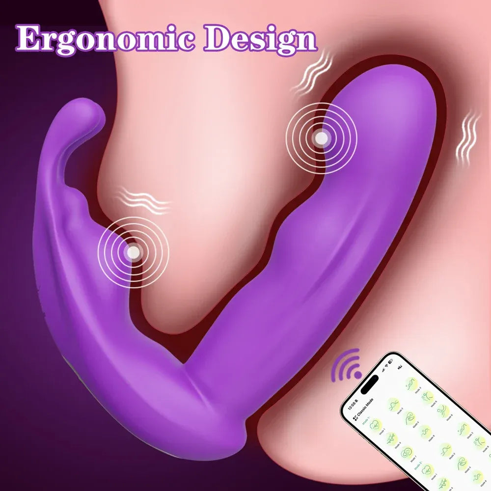 App Controlled Rabbit Vibrator for Women G Spot Stimulation