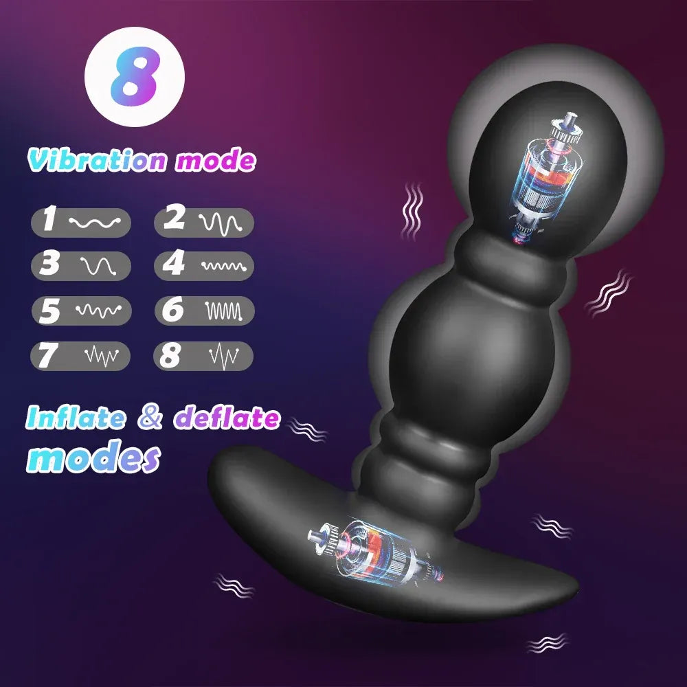 Auto Inflatable Prostate Stimulator For Men