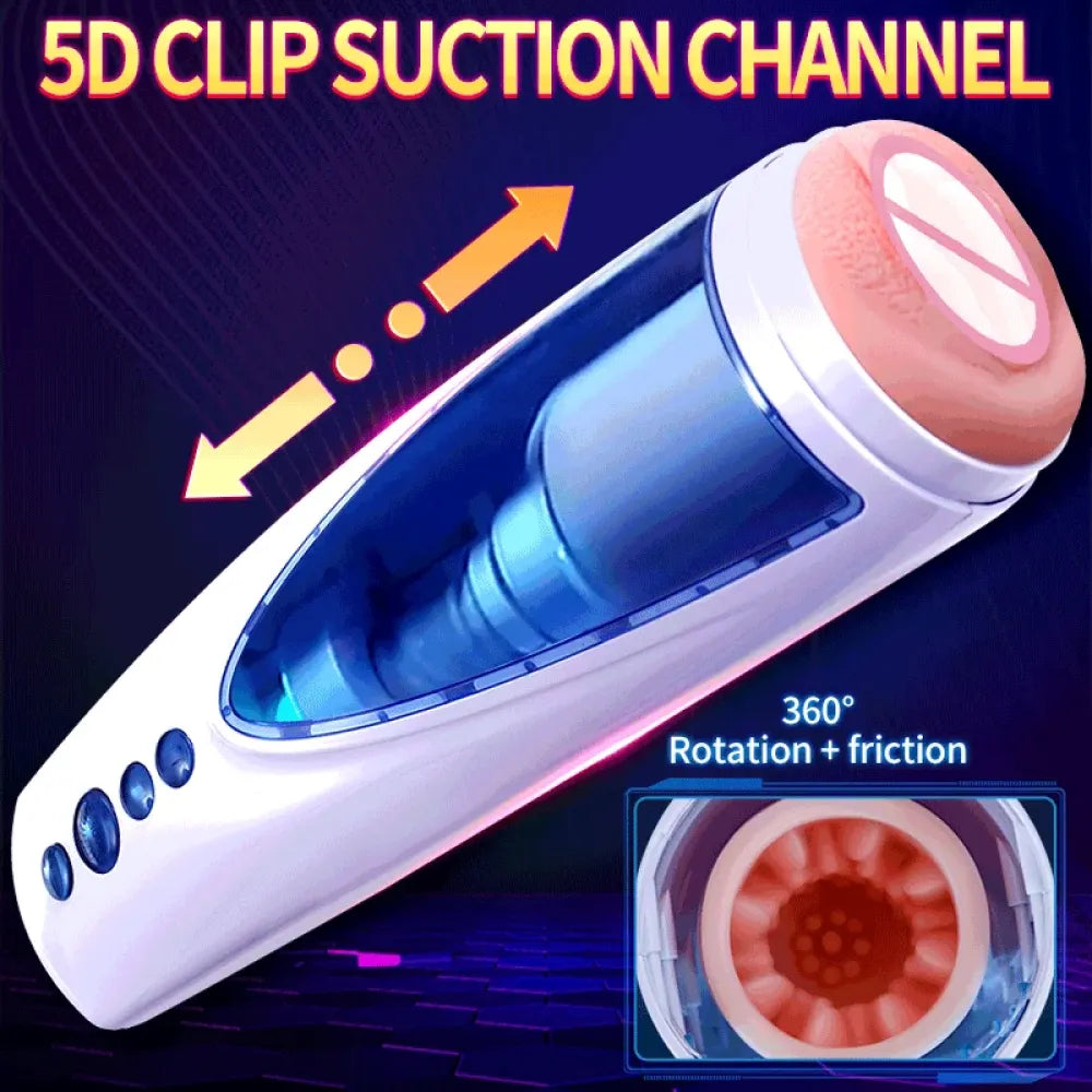 Automatic Male Masturbator Strong Vibrating 5d Vagina