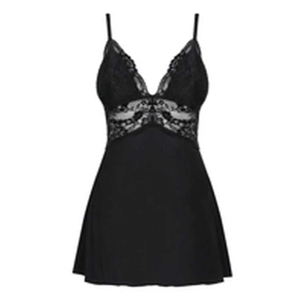 Babydoll By Obsessive 810-Bab-1 L/Xl Black L/Xl