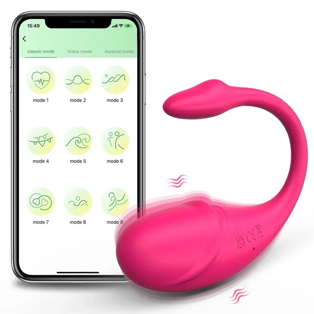 Bluetooth Wearable Egg Vibrator For Women