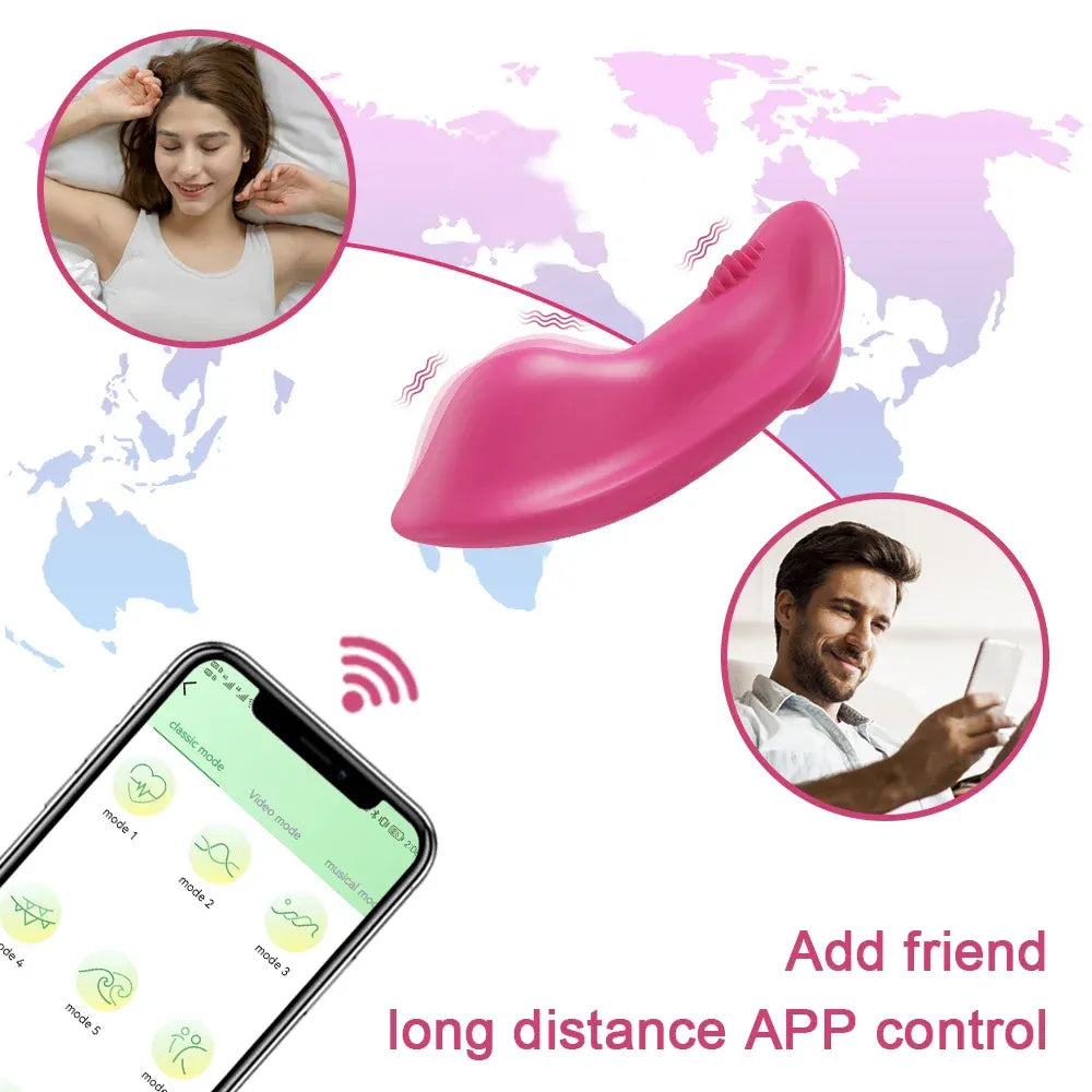 Bluetooth Wearable Vibrator for Women App Controlled