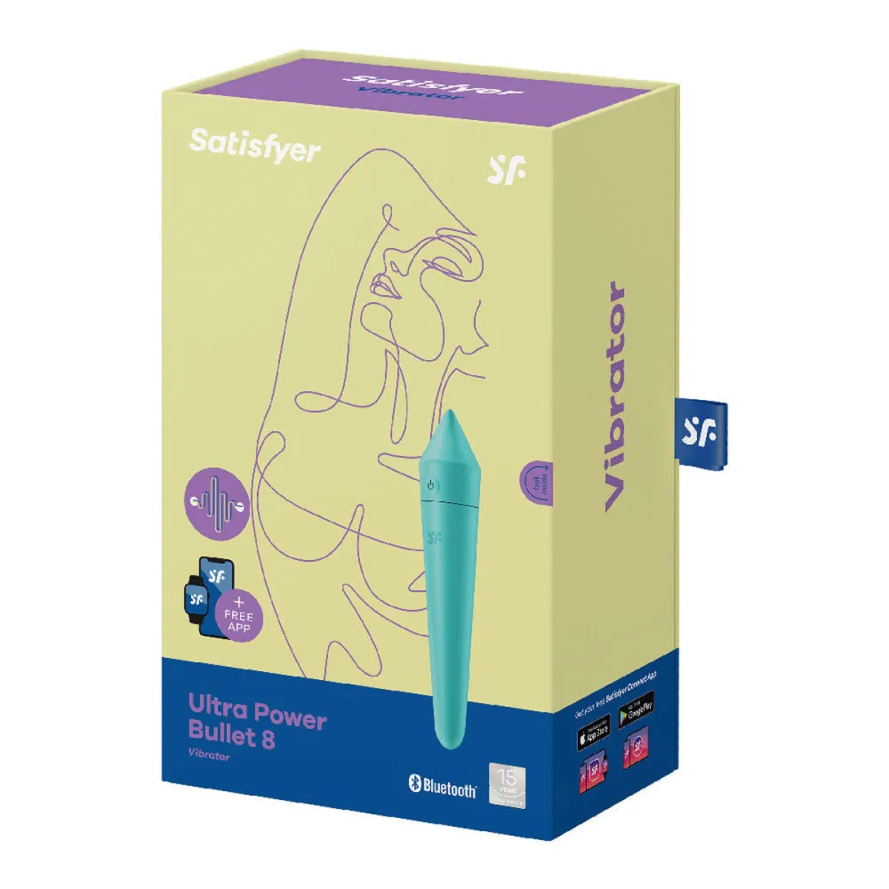 Bullet Vibrator Ultra Power By Satisfyer Turquoise