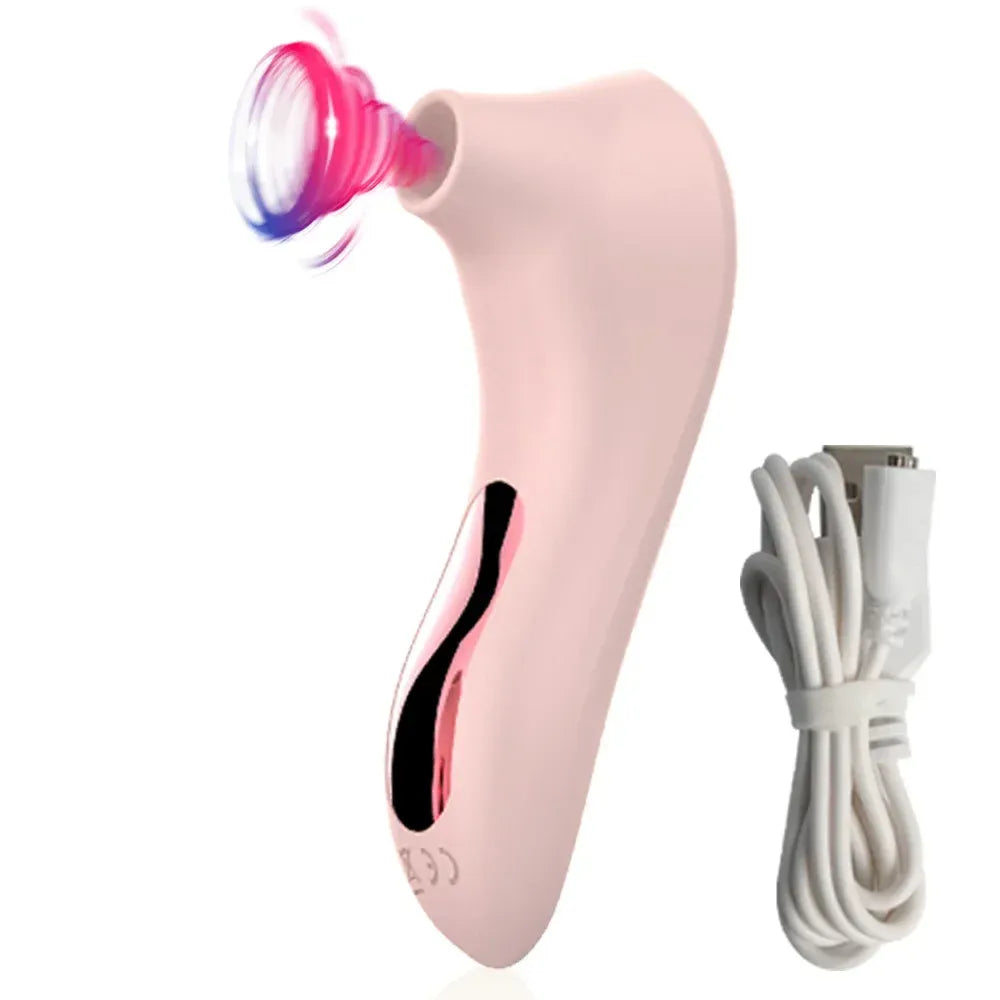 Compact Clitoral Suction Vibrator for Couples