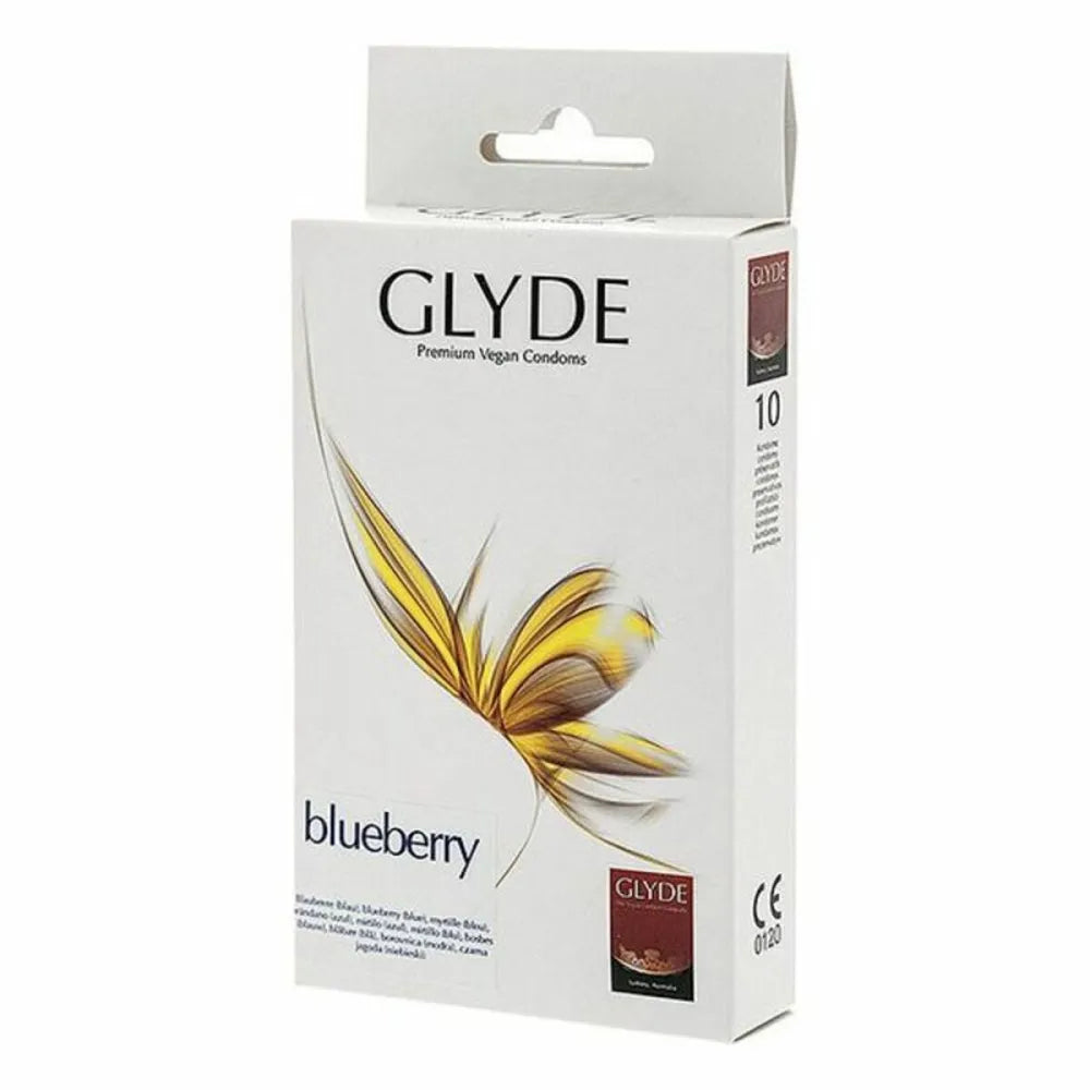 Condoms By Glyde Blueberry 18 Cm 10 Uds