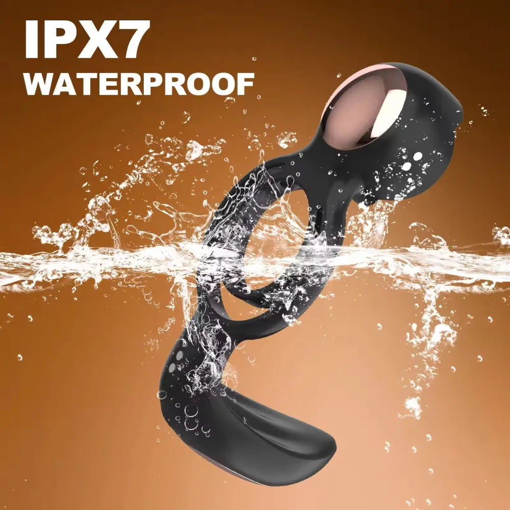 Delay Ejaculation Vibrating Cock Ring