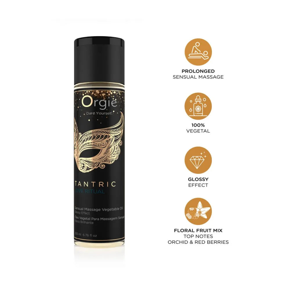 Erotic Massage Oil By Orgie Tantric Love Ritual 200 Ml