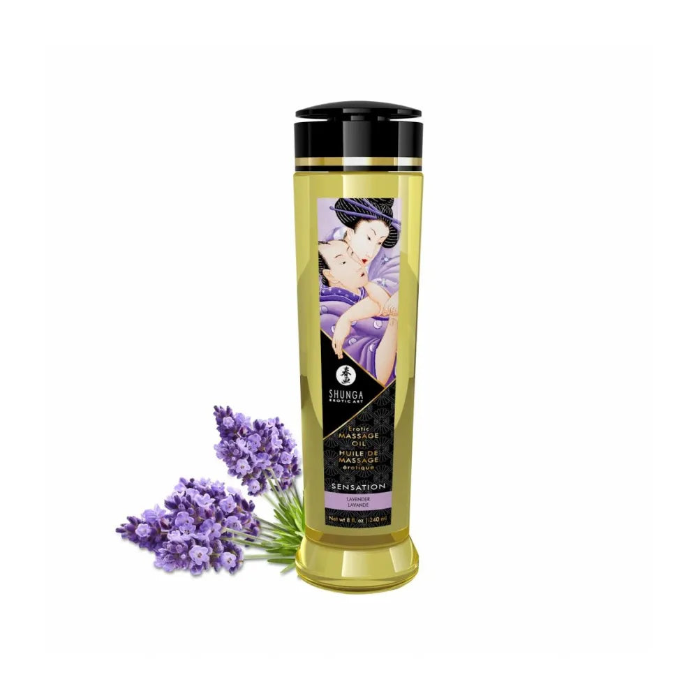 Erotic Massage Oil By Shunga 240 Ml Lavendar