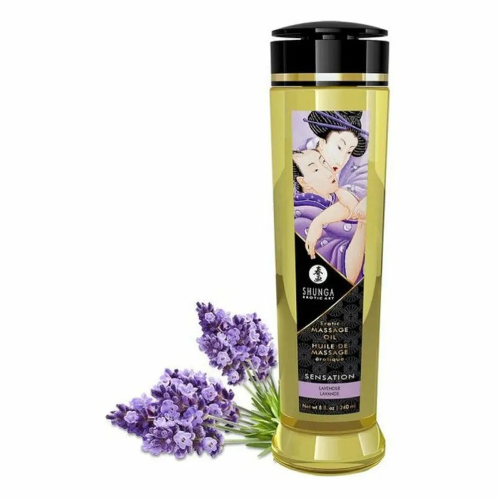 Erotic Massage Oil By Shunga 240 Ml Lavendar
