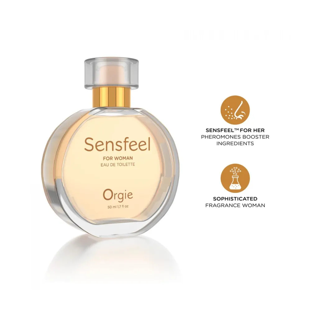 Erotic Perfume By Orgie 50 Ml With Pheromones Lady Sensfeel