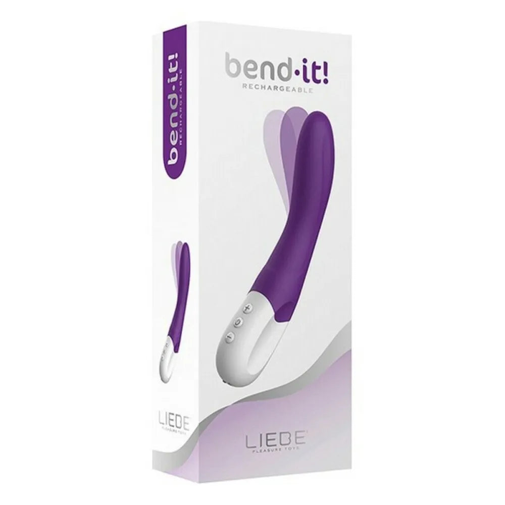 G-Spot Vibrator By Liebe Bend It Purple 30 X 40 Cm
