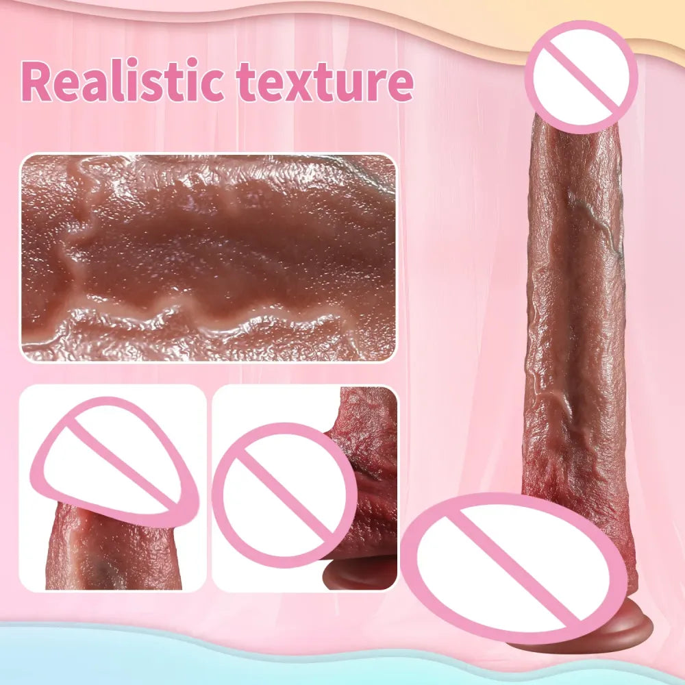 Heated Thrusting Dildo for G-Spot Stimulation