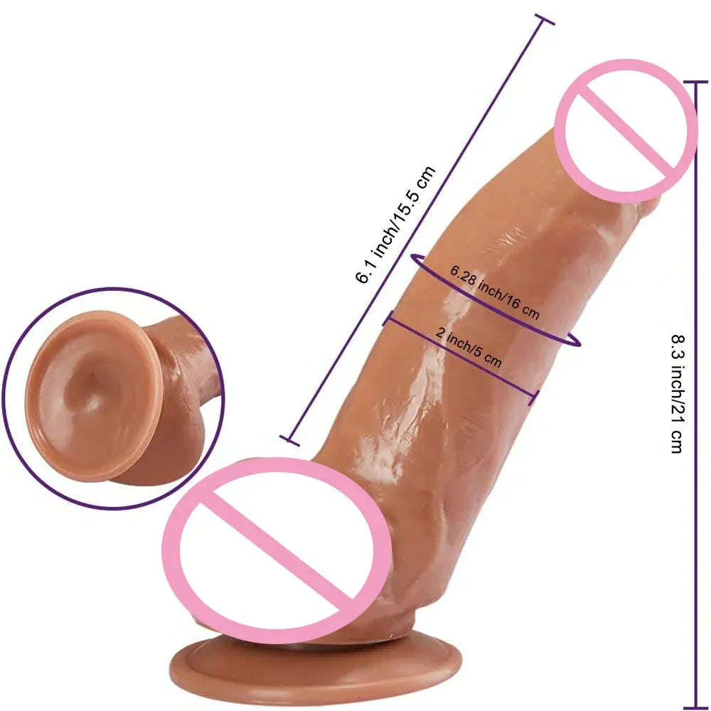 Large Suction Cup Dildo for Women
