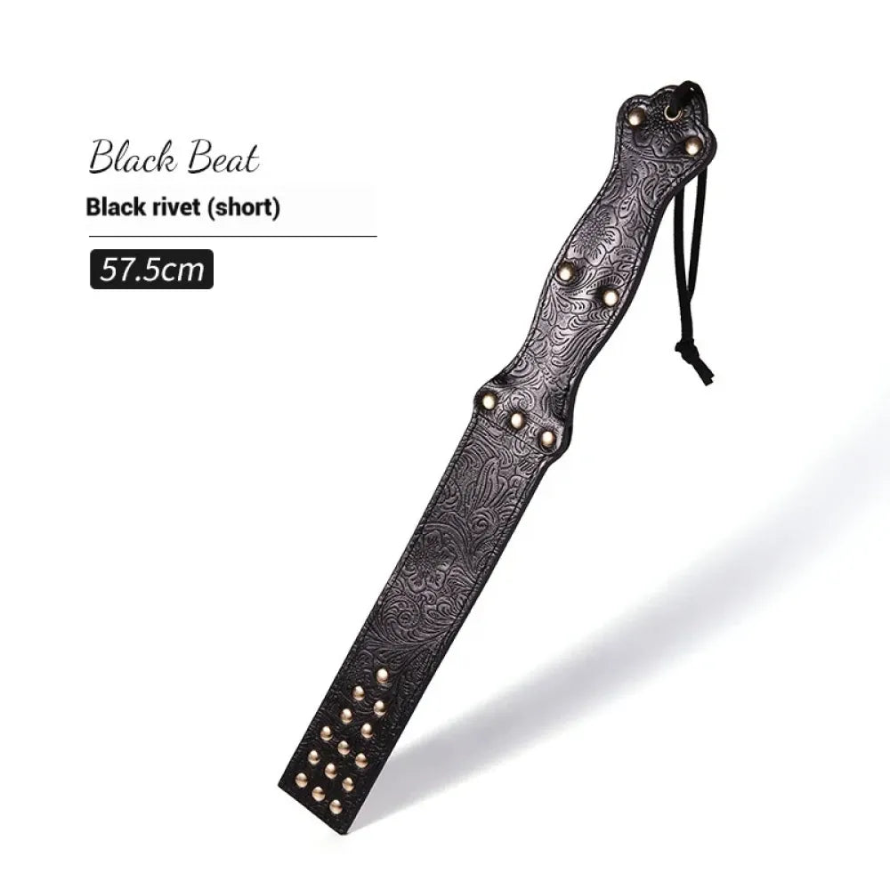 Leather Sex Paddle 22.7In Adult Flogger For Bdsm Play