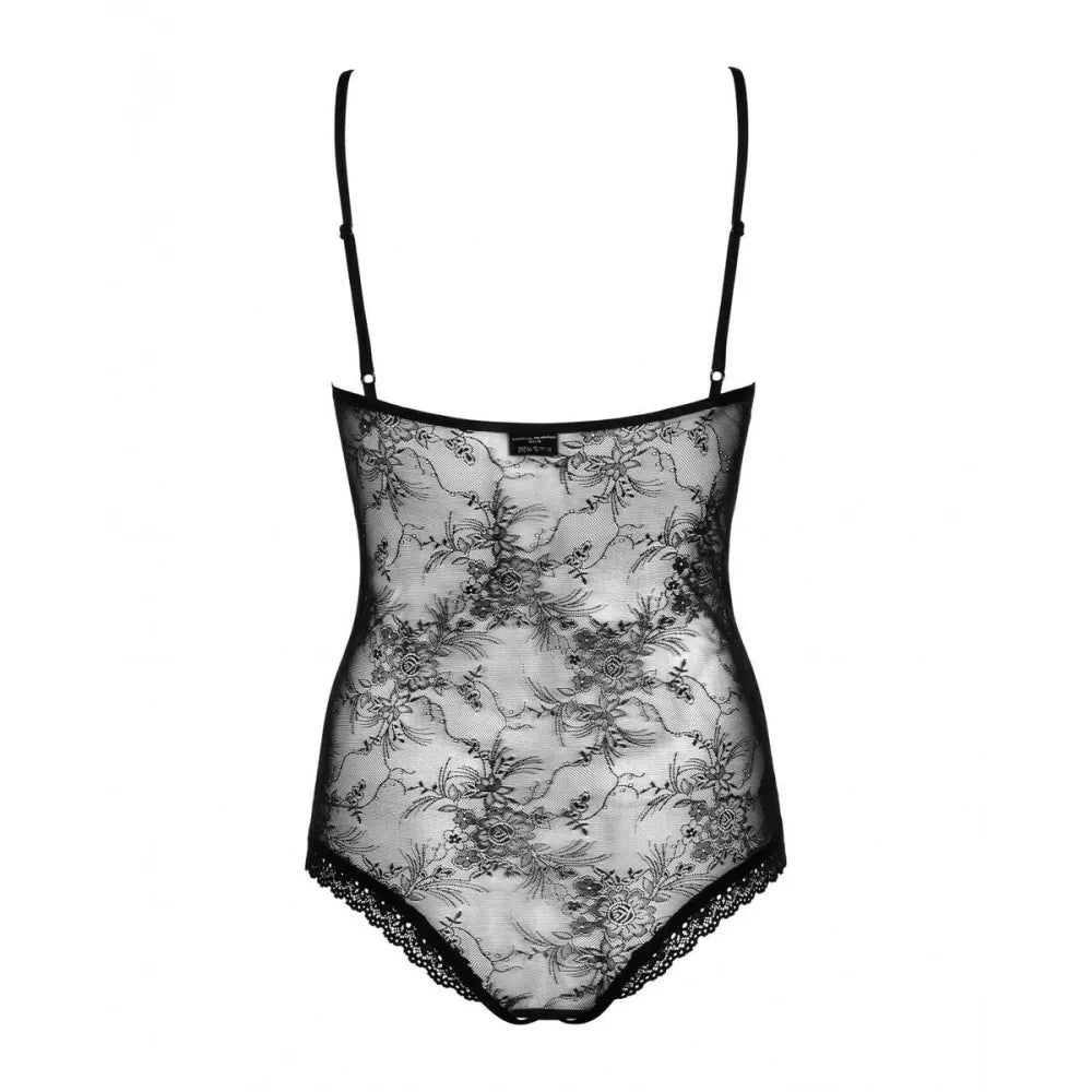 Leotard By Obsessive Slevika L/Xl Black