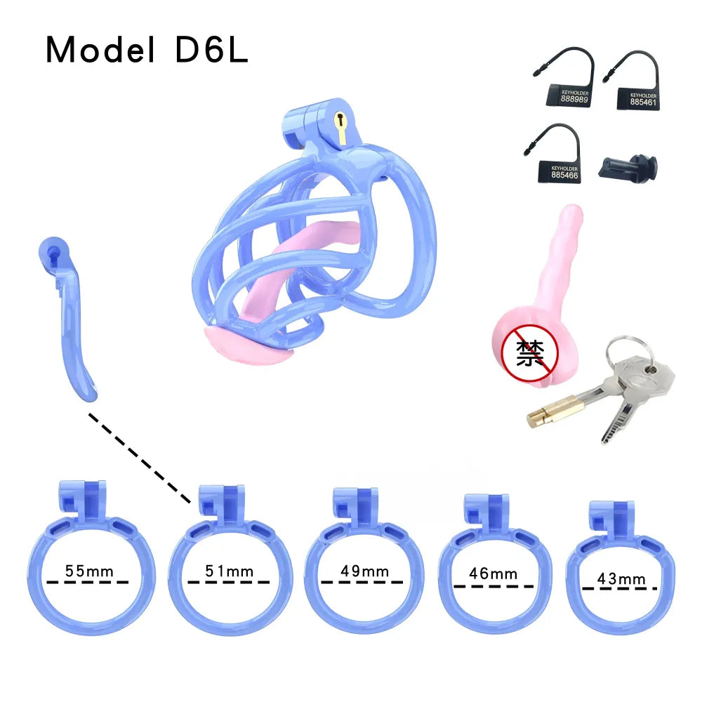 Lightweight Male Chastity Cage Plastic Cock Cage for Men