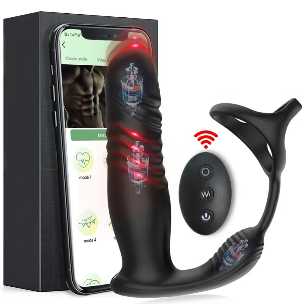 Remote Anal Vibrator For Men Prostate Massager