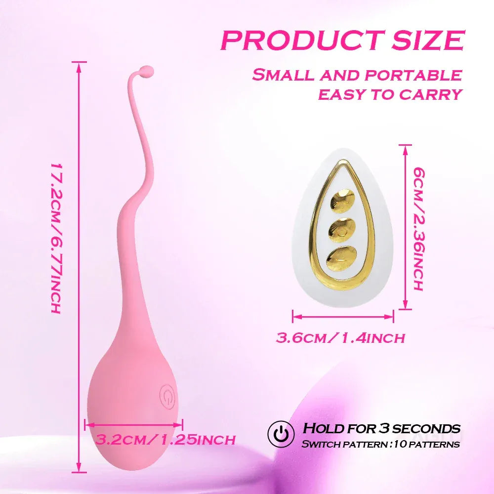 Remote Control Vibrating Love Egg for Women Stimulator G