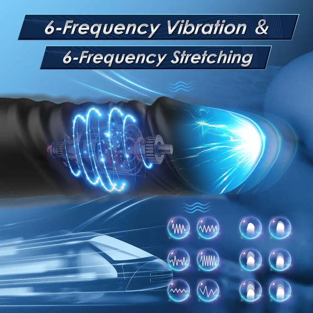 Smart Telescopic Anal Vibrator For Mens Pleasure