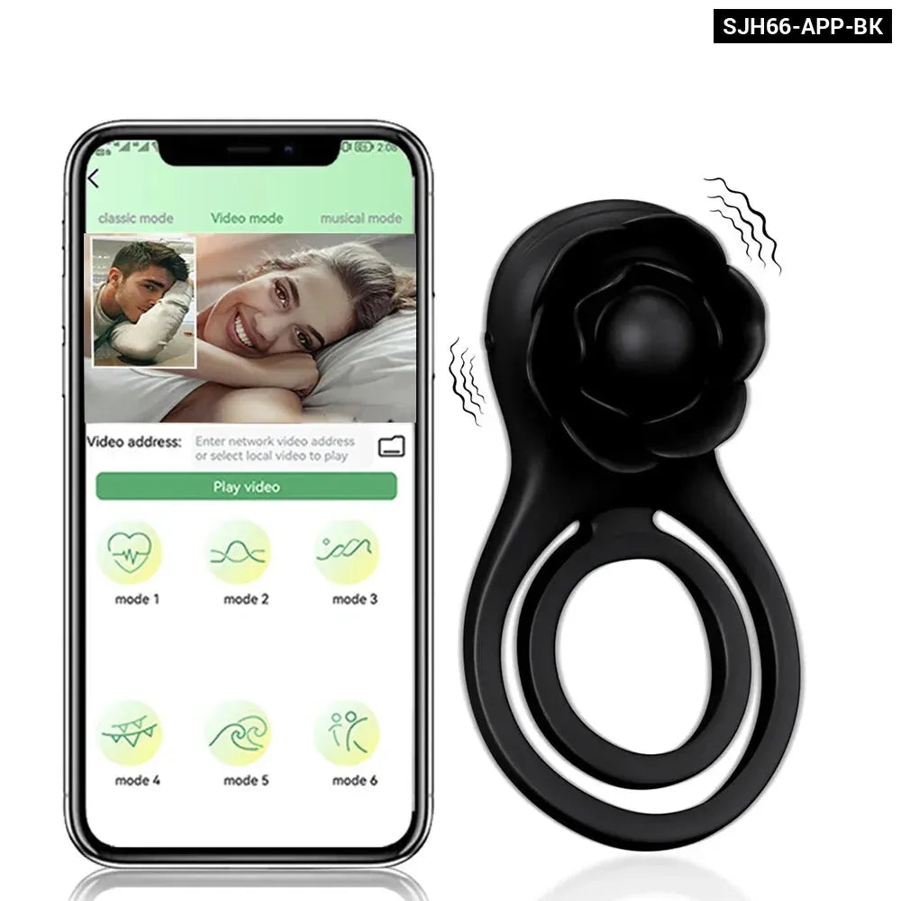 Vibrating Cock Ring for Men Delay Ejaculation Stimulate