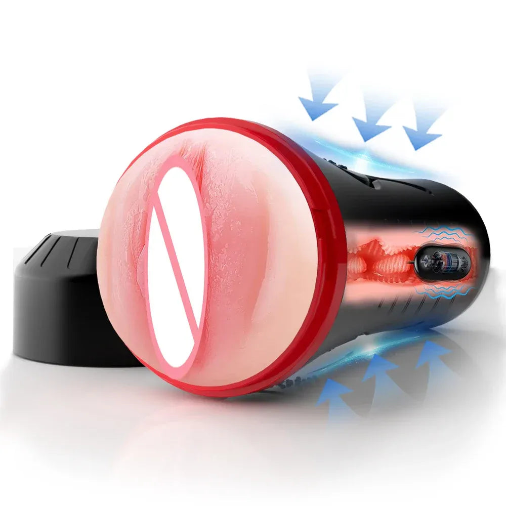 Vibrating Pocket Pussy for Men - Endurance Masturbator