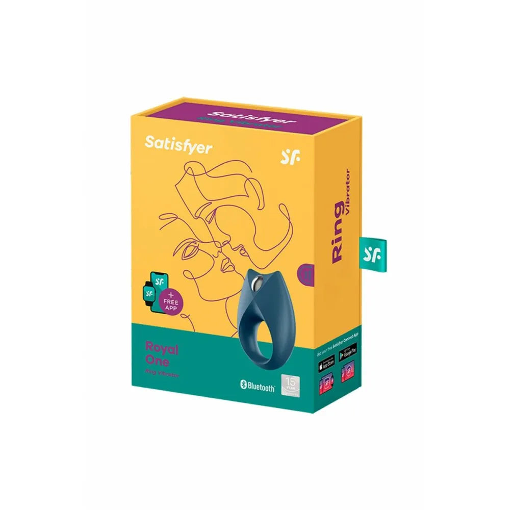 Vibrating Ring By Satisfyer Satro Blue