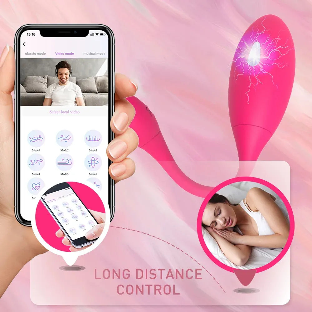 Wireless Dildo Egg Vibrator For Women Wearable G Spot
