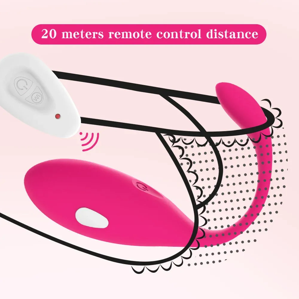 Wireless Electric Shock Egg Vibrator For Women