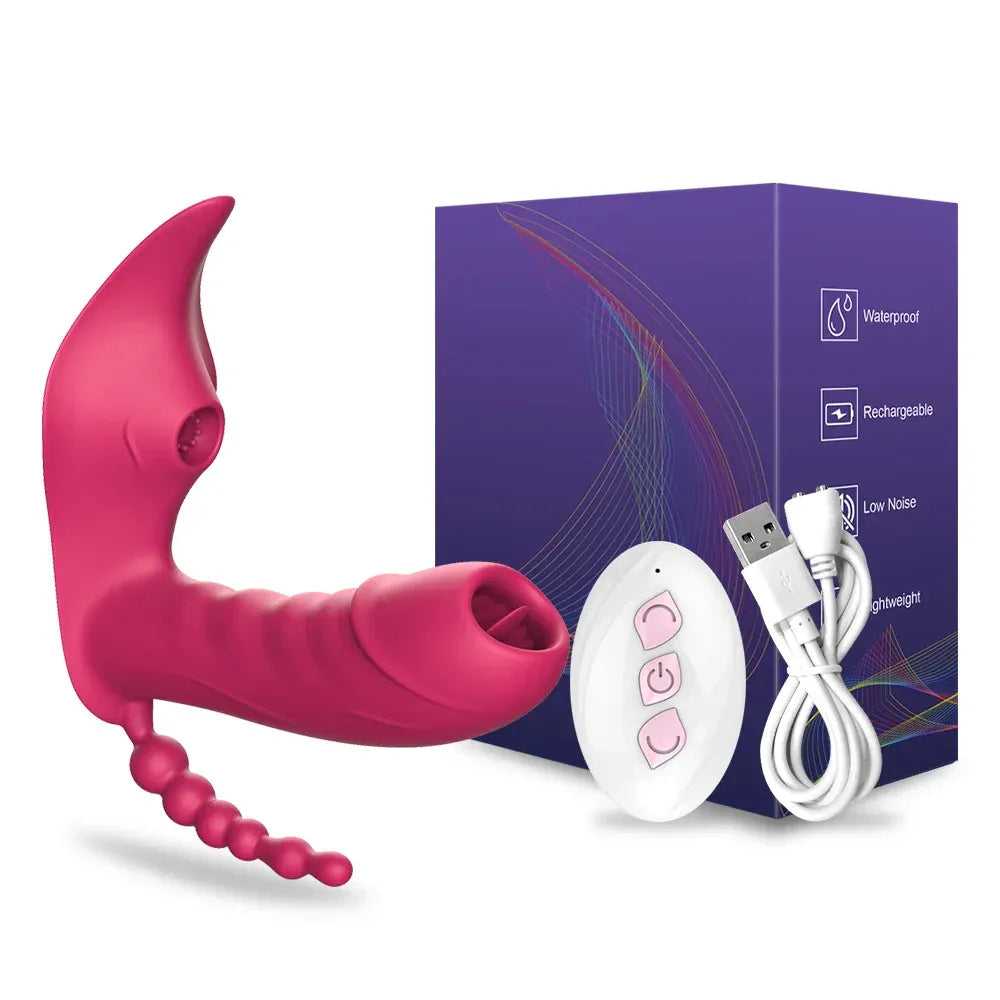 Wireless G-Spot Sucker & Clit Stimulator for Couples