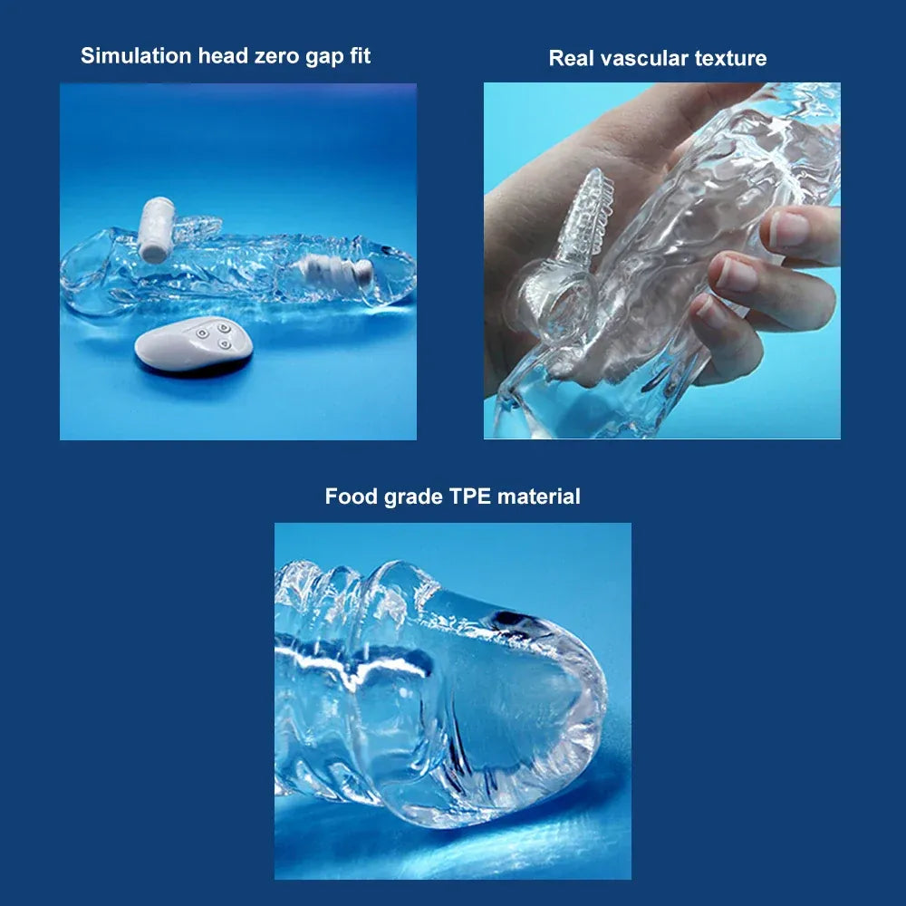 Wireless Penis Enlargement Sleeve With Remote Control