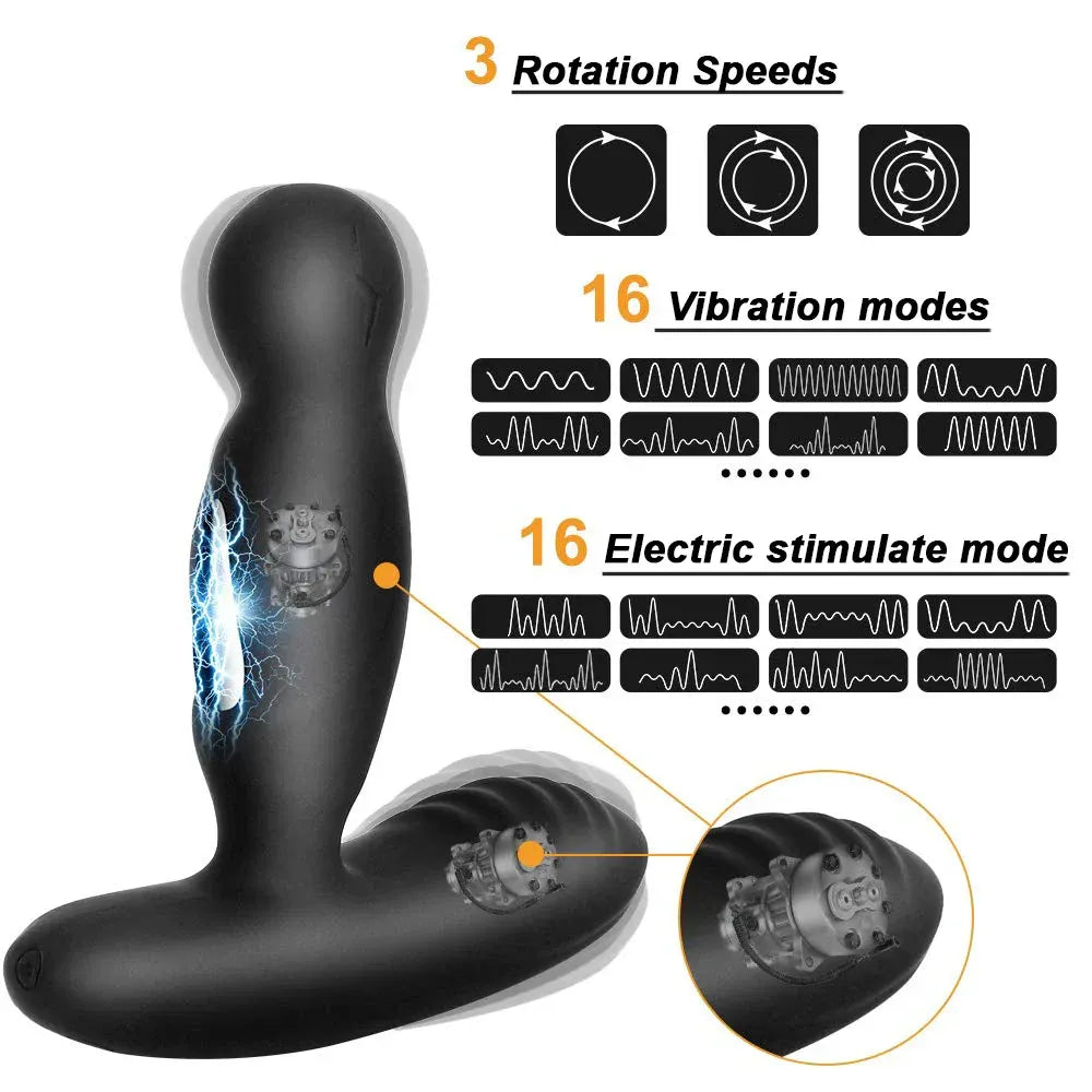 Wireless Prostate Massager For Men 360 Rotate