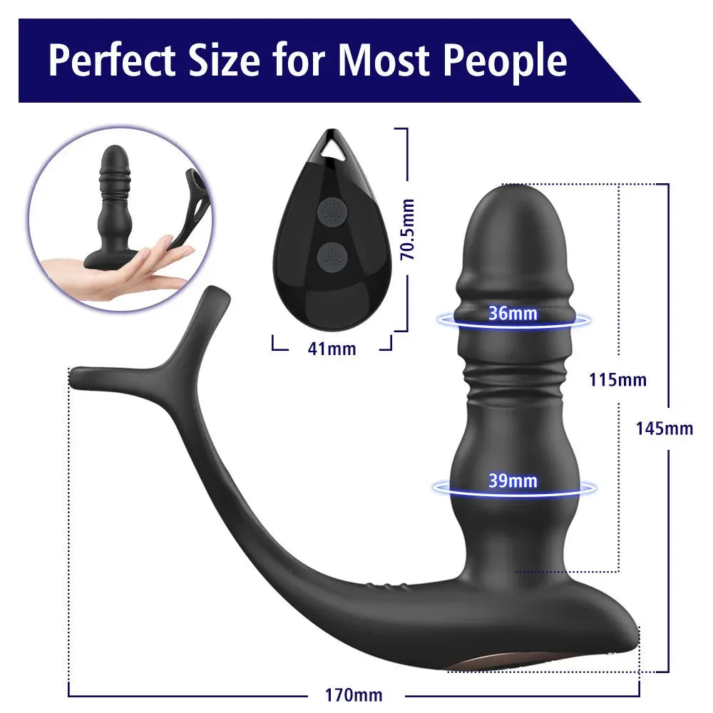 Wireless Prostate Massager With Delay Function