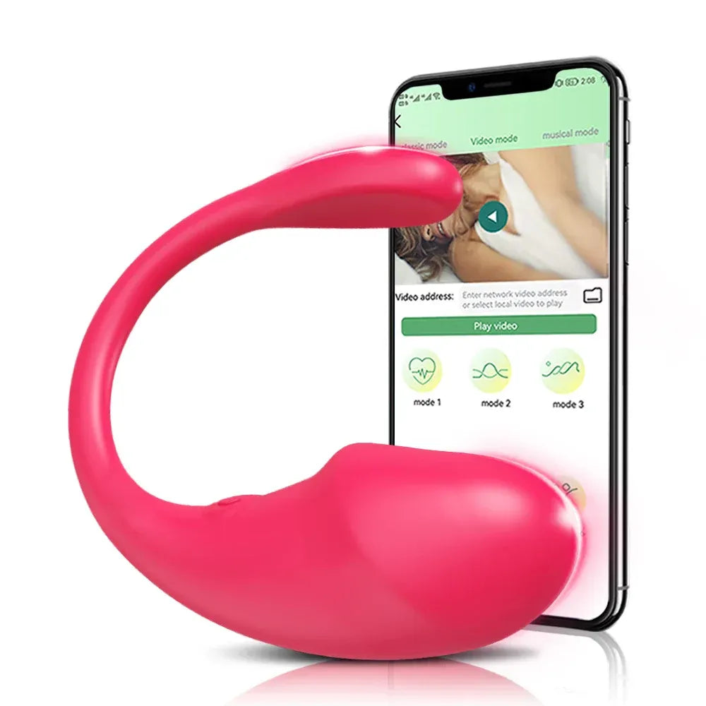 Wireless Vibrating Dildo for Couples - Bluetooth Control