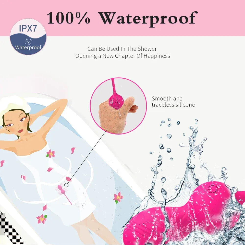 Wireless Vibrating Kegel Balls For Women