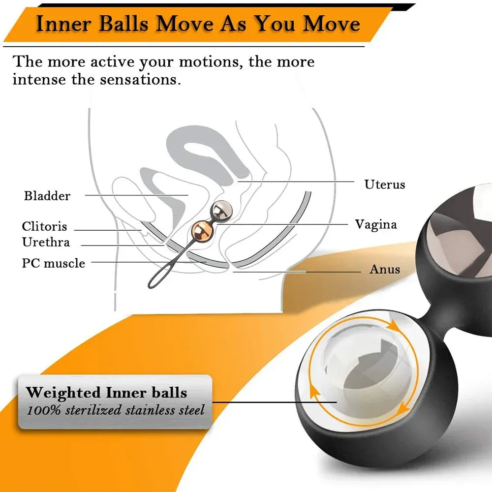 Wireless Vibrating Kegel Balls For Women